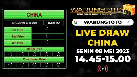 Live Draw China Today .